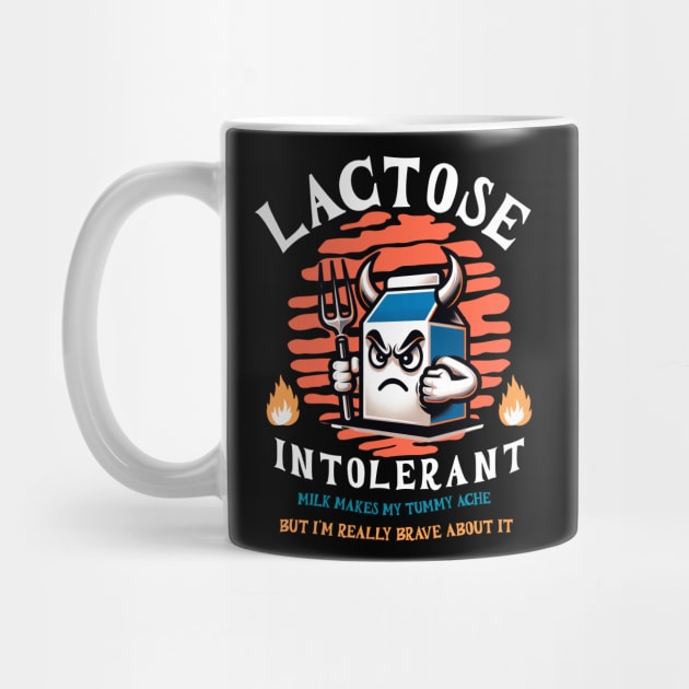 Lactose Intolerant Funny Cringy Gift For Friends , Milk Free Lactose Tolerant, Meme Gen Z Teenager Allergy LMAO by Snoe